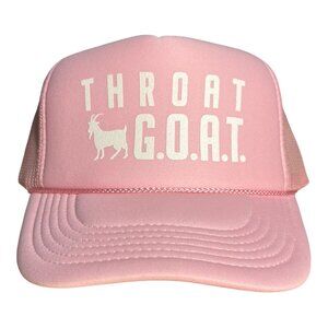 Throat GOAT funny trucker hat womens funny cap summer beach boating spring break